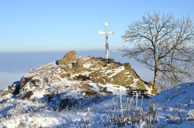 Das Kreuz der Freiwilligen aus dem Oberelsass auf dem Aussichtsfelsen