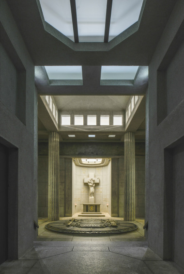 A view of the crypt of the HWK National Monument