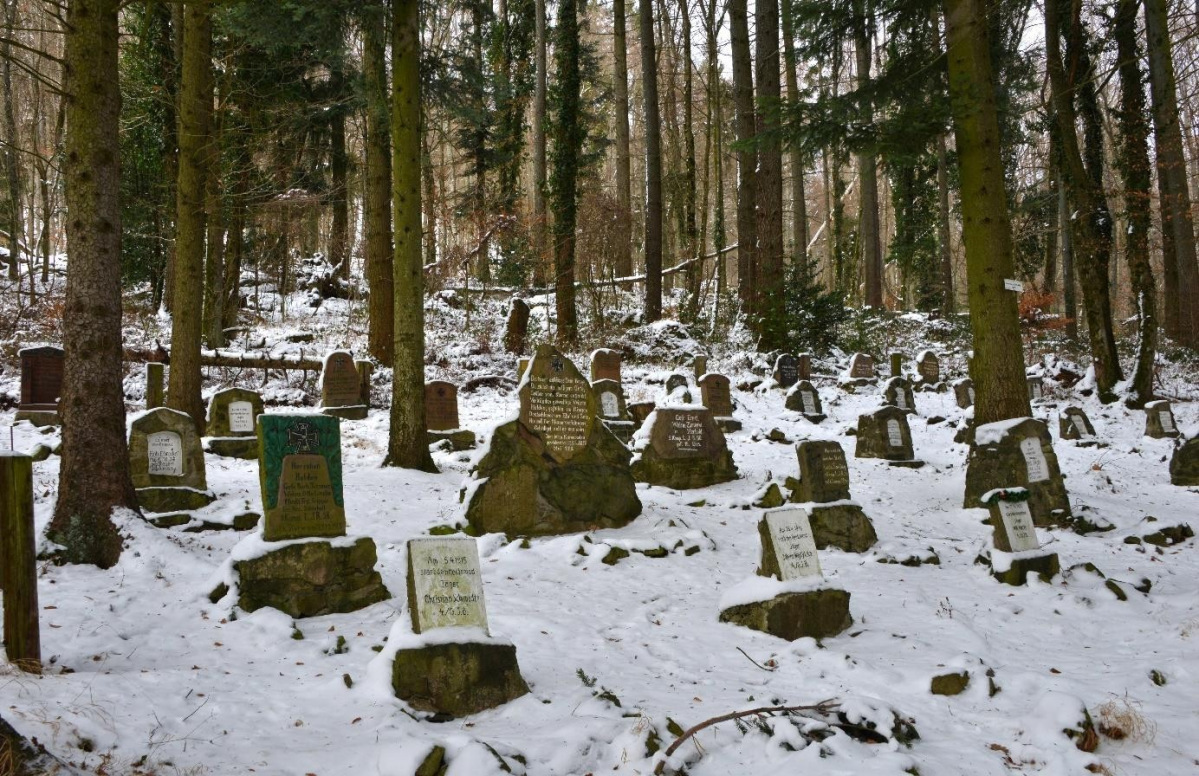 Le cimetière des Uhlans, à Hartmannswiller