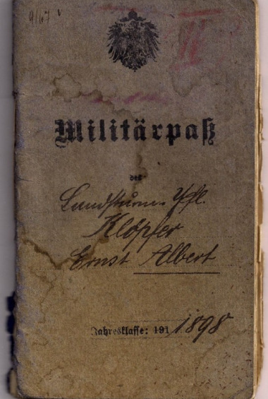 Klöpfer_Livret militaire