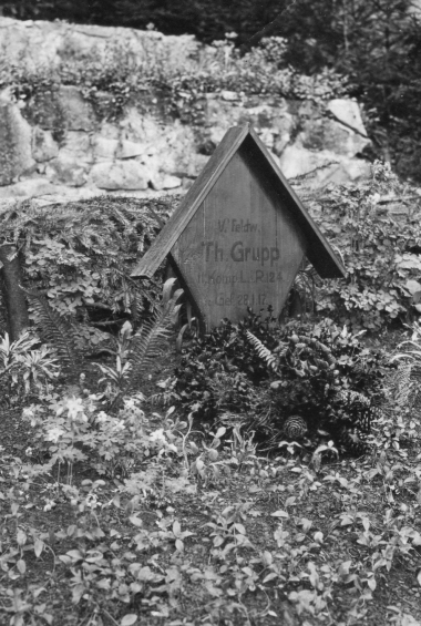 Sépulture de Theodor Grupp