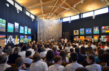 Action franco-allemande de jeunes autour du Street-Art organisée en partenariat avec l’association Mix’Art au Hartmannswillerkopf. - CMNHWK