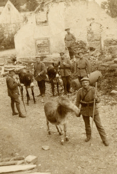 Village détruit en Alsace
